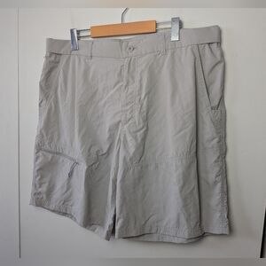 PATAGONIA Men Outdoor Short 100% Recycled Nylon Gray Color Size XL 4 Pockets